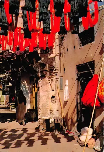 BR40370 souk des teinturiers Marokko