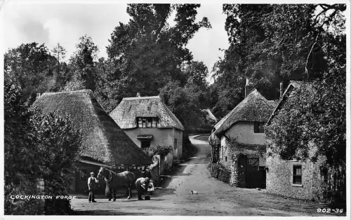 uk31675 cockington foge real photo uk