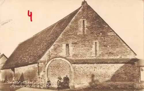 uk27117 old manor barn real photo uk