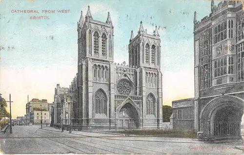 uk18909 cathedral from west bristol uk