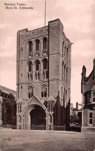 uk27838 norman tower bury st edmunds real photo uk