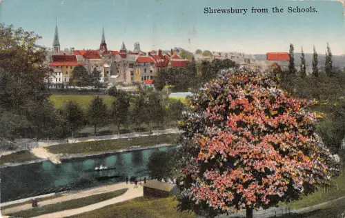 uk25994 shrewsbury from the schools uk