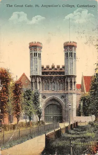 uk20921 great gate st augustines college canterbury uk