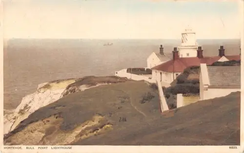 uk20974 bull point lighthouse mortehoe real photo uk