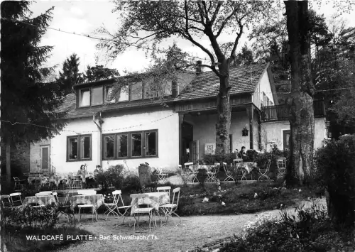 BG21762 waldcafe platte bad schwalbach ts germany CPSM 14,5x9cm