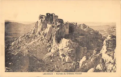B105195 Frankreich Les Baux Ruines du Chateau Schloss Feodal