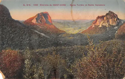 B105180 France Environs du Mont-Dore Roche Tuiliere Sandoire