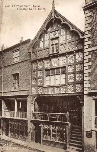 uk22809 gods providence house chester real photo uk