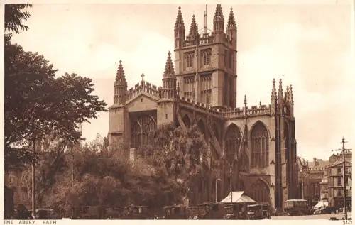 uk27499 the abbey bath real photo uk