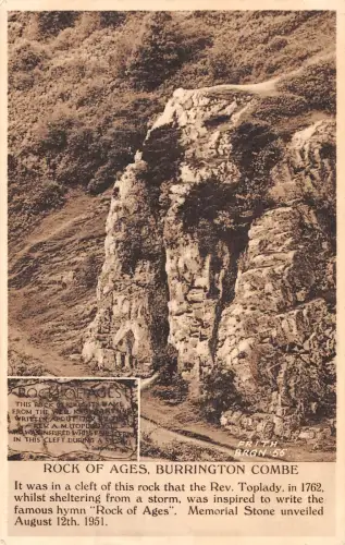 uk2815 rocks of age burrington cove real photo uk