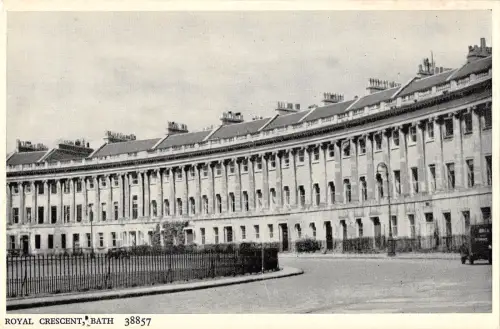 uk27526 bath royal crescent real photo uk