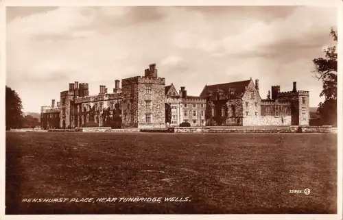 uk22232 penhurst place near tunbridge wells real photo uk