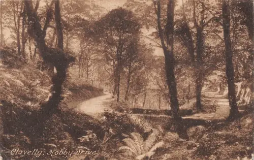 uk21340 hobby drive clovelly real photo uk