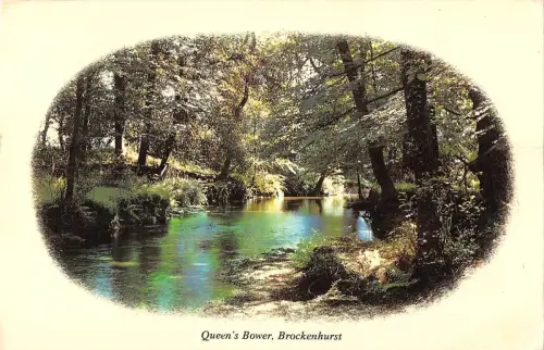 B101466 queen s bower brockenhurst uk 14x9cm