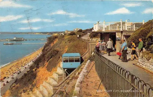 B89111 East Cliff Bournemouth UK 14x9cm