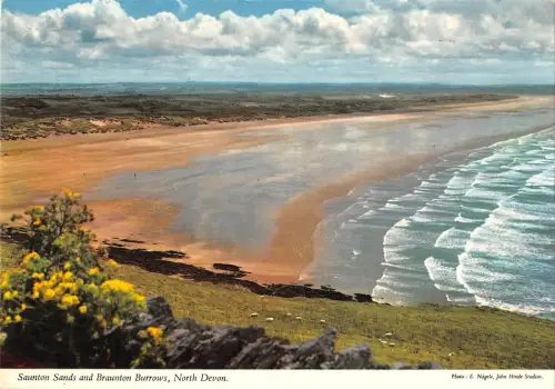 BR83308 saunton sands and braunton burrows north devon uk