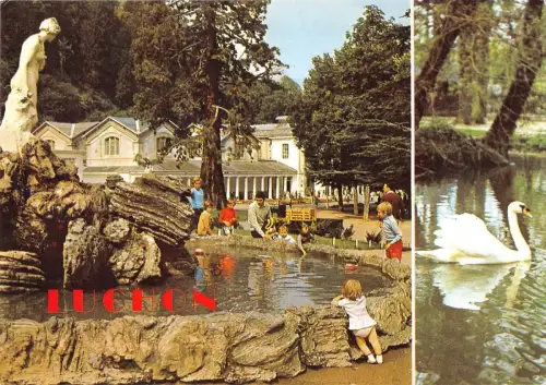 BT6330 Luchon la statue du lys cygne swan France