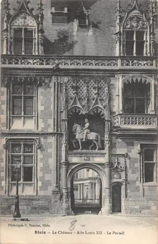 BF9291 blois le chateau aile louis le portail france Frankreich