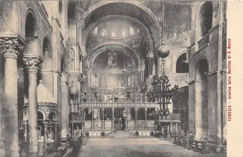 Br34033 Venezia Interno della basilica di S. Marco Italien