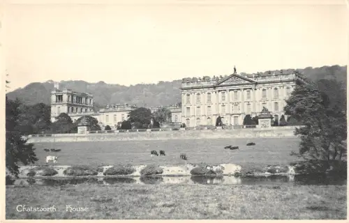 uk2969 chatsworth house real photo uk