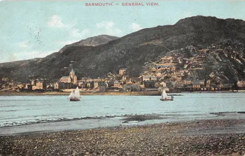 uk21974 general view barmouth wales uk