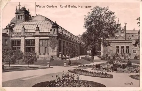uk20053 winter gardens royal baths harrogate real photo uk