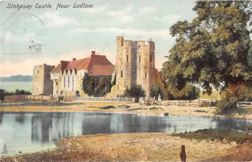 uk23228 stokesay castle near ludlow uk