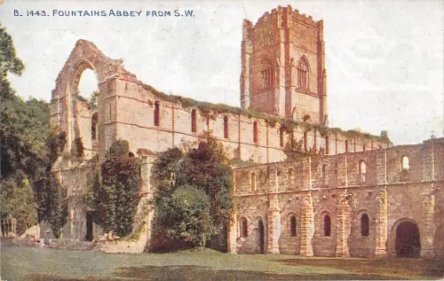 uk23271 fountains abbey from sw uk