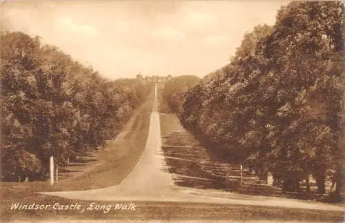 uk2976 long walk windsor castle real photo uk