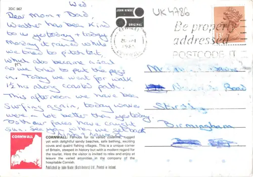 uk4786 cornish coves uk