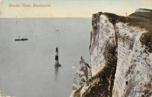 uk21693 beachy head eastbourne real photo uk