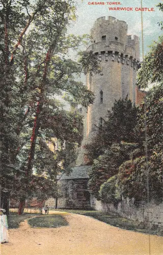 uk18686 caesars tower the castle warwick real photo uk