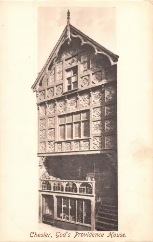uk24990 god providence house chester real photo uk