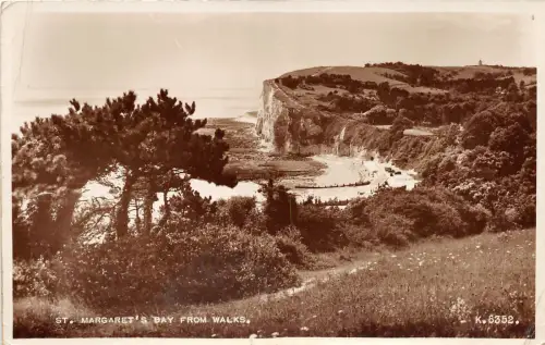 BR59675 st margaret s bay from walks uk real photo