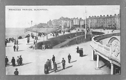 BR78611 Princess Parade Blackpool UK
