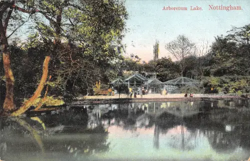 uk14720 nottingham aboretum lake uk