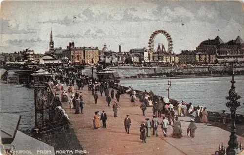 BR96305 blackpool from north pier uk