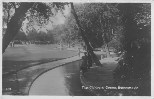 uk12857 childrens corner bournemouth real photo uk
