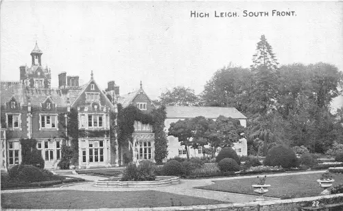 uk48215 high leigh south front real photo uk