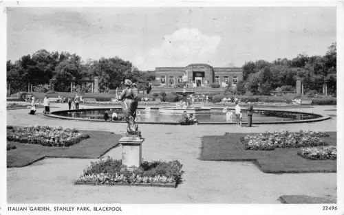 uk48227 italian stanley park blackpool real photo uk