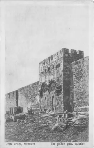 uk41891 golden gate outside israel jerusalem