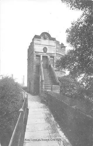 uk22803 king charles tower chester real photo uk