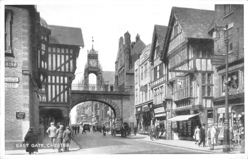 uk4347 east gate chester real photo uk