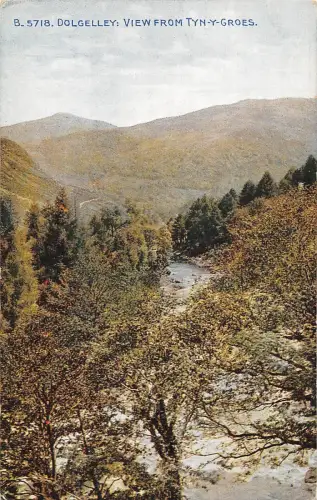 uk21058 view from tyn y groes dolley wales uk