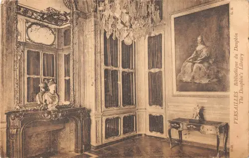 B105052 Frankreich Versailles Bibliotheque du Dauphin Bibliothek
