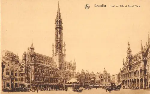 B105440 Bruxelles Hotel de Ville et Grand Place