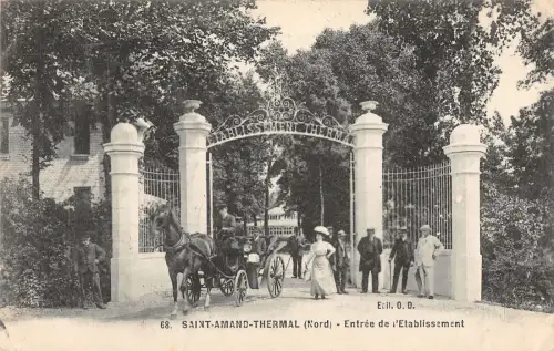 B105088 Frankreich Saint Amand Thermal Entree de l'Etablissement