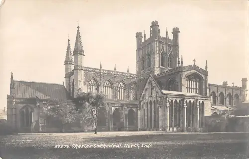 uk22791 north side chester cathedral real photo uk