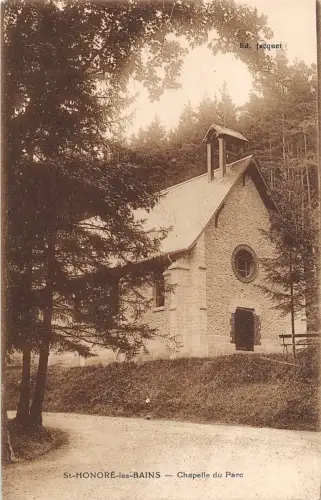 BF7490 st honore les bains chapelle du parc france Frankreich