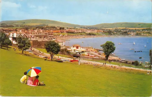 uk21261 swanage from the downs uk